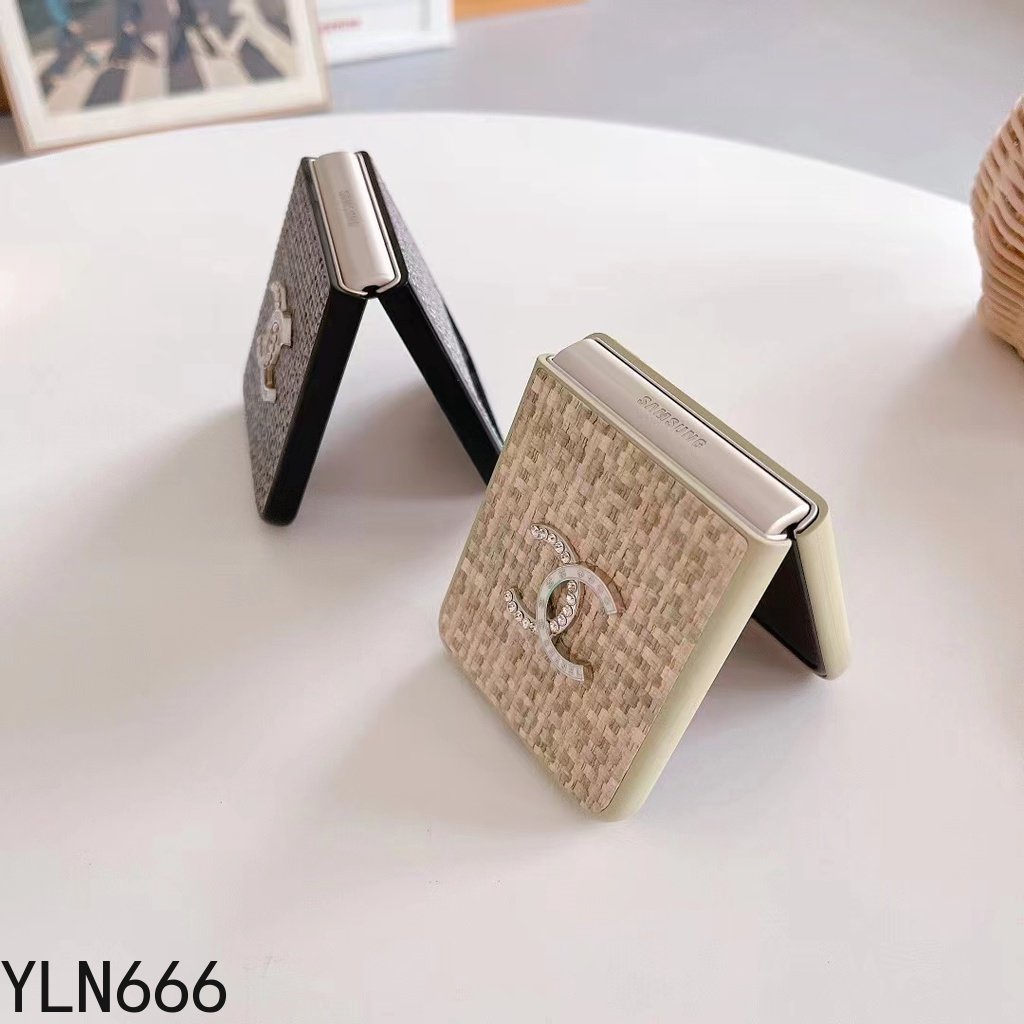 เคสโทรศัพท์มือถือ PC แข็ง กันกระแทก กันรอยนิ้วมือ ลายสาน หรูหรา สําหรับ Samsung Galaxy Z Flip5 5G Z 