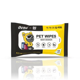 ทิชชูเปียก Dono DSDiary เช็ดสะอาด เช็ดหู เช็ดหน้าและคราบน้ำตา ทิชชู่แมว ผ้าเปียกสุนัข