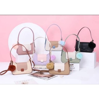 กระเป๋าสะพายข้าง ทรงเข้าไหล่(cross body) แบรนด์ PEARY ALICE(แพรี่ อลิซ)