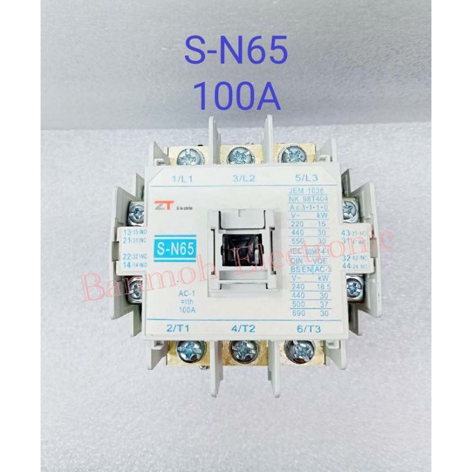S-N65 แมกเนติกคอนแทคเตอร์ มีโวล์ให้เลือก220V,380V SN-65 ยี่ห้อZT 100A SN65 สินค้าคุณภาพราคาย่อมเยาว์