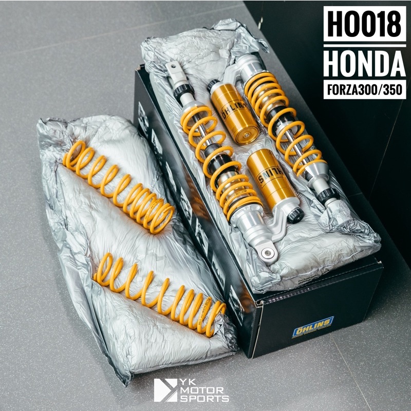 โช๊ค Ohlins รุ่น Honda Forza 300/350 (HO018) ผ่อนได้ รับประกัน2ปี
