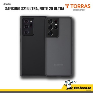 Torras Shockproof เคสกันกระแทกสำหรับ Samsung S21 Ultra, Note 20 Ultra และ Note 10 Plus