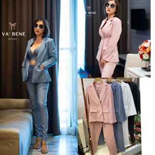 VB#มีS-XL#เซ็ต3ชิ้น#ชุดสูท#เซ็ตสูท#สูทผู้หญิง#vabene