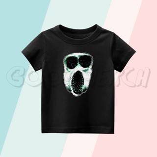 เสื้อยืด พิมพ์ลายตัวอักษร Roblox DOORS AMBUSH MONSTER สําหรับเด็ก