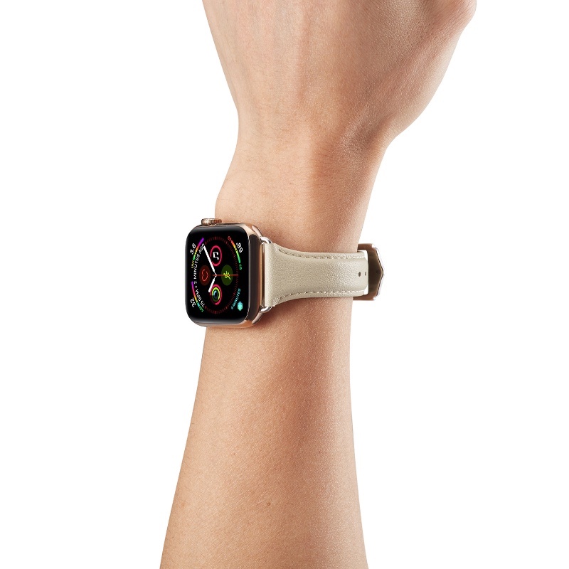 สายนาฬิกาข้อมือหนังแท้ สไตล์เรโทร สําหรับ Apple Watch Series 1 2 3 4 5 6 SE 7 8 Ultra iWatch 49 38 40 41 42 44 45 มม. #6