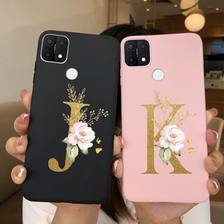 เคสโทรศัพท์ซิลิโคน TPU แบบนิ่ม ลายตัวอักษร สําหรับ OPPO A15 A15S A35 A 15 S A 35 A15 6.52 นิ้ว CPH2185