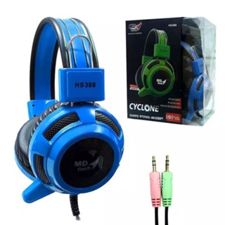 HeadSet MD-TECH CYCLONE (HS388) หูฟังมือถือ รุ่นMD-Tech HS-5 สายยาว 110cm