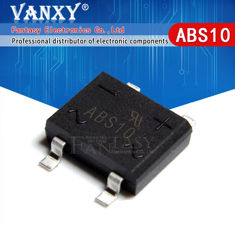 ชิปวงจรรวม ABS10 SOP-4 SMD ABS210 ABS8 MB6M MB10M MB10F MB6S MB8S MB8F MB6F MB10S DIP-4 50 ชิ้น