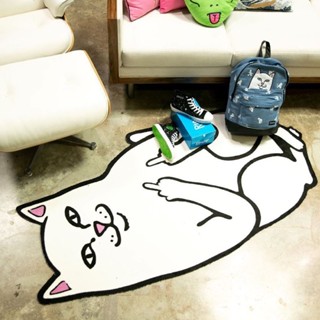 SLUM LTD - RIPNDIP F22 Lord Nermal 6ft Rug White