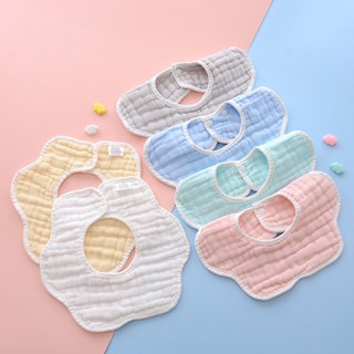 [Kiddy Heart]ผ้ากันเปื้อน ผ้าซับน้ำลาย รุ่นW-Cotton สำหรับเด็ก0-12M