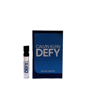 Calvin Klein Defy EDT 1.2ml (ผลิต08/2021)ของเเท้💯% หัวสเปรย์ ไม่เต็มขวดแก้ว