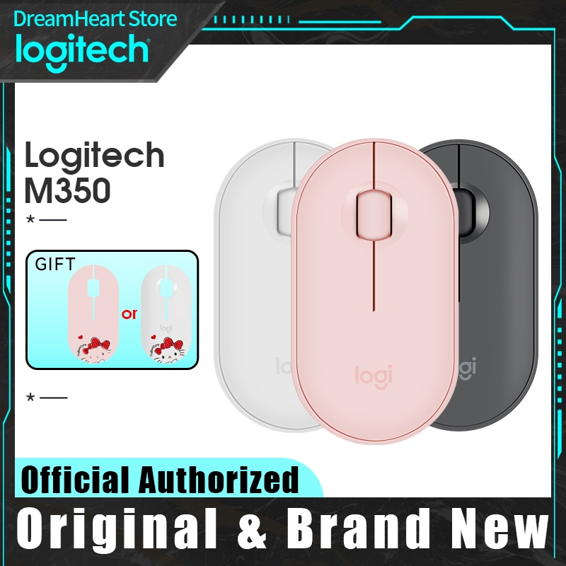 al Logitech M350 Pebble With Hello Kitty Wireless Mouse Bluetooth For