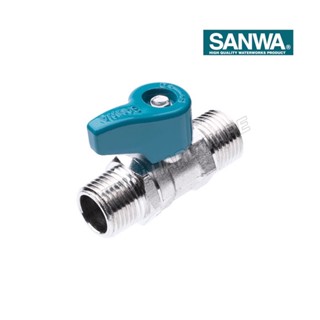 SANWA ผผ มินิบอลวาล์วทองเหลืองคุณภาพสูง ขนาด 1/2" (ของแท้ 100%) ซันวา # 2628