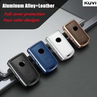 Alloy Leather Car Remote Key Cover Case Shell Fob For Mazda 3 Alexa CX4 CX5 CX-5 CX8 CX-30 CX30 2019 2020 Protector Acce