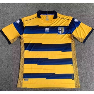 เสื้อกีฬาแขนสั้น ลายทีมชาติฟุตบอล Parma AAA สีเหลือง ไซซ์ S - XXL 22-23