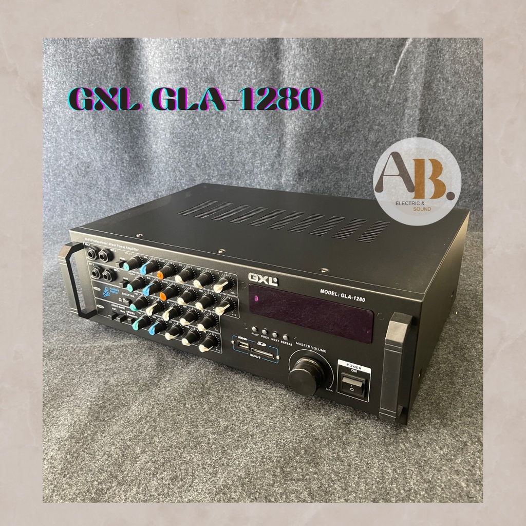 แอมป์ GXL GLA-1280 เพาเวอร์ GXL GLA1280