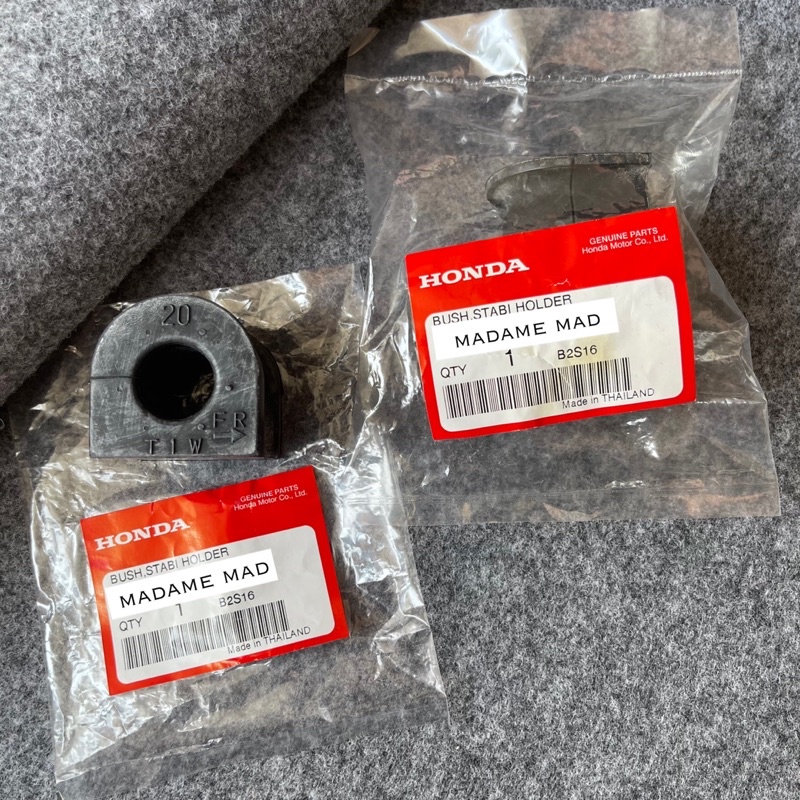 แท้ศูนย์ % ลูกยางกันโคลง หน้า 1 คู่ Crv G4 13-16 (RN-51306-T1W-A01)