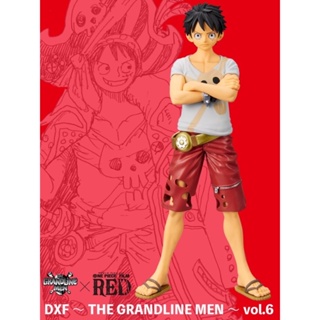 🇯🇵แมวทอง พร้อมส่ง💯 Banpresto Monkey D. Luffy The grandline Men DXF Figure One Piece Film Red