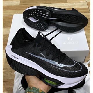 Nike Air Zoom Alphafly next % 2 (size37-45) ดำ งานPK 1:1 ดีสุด