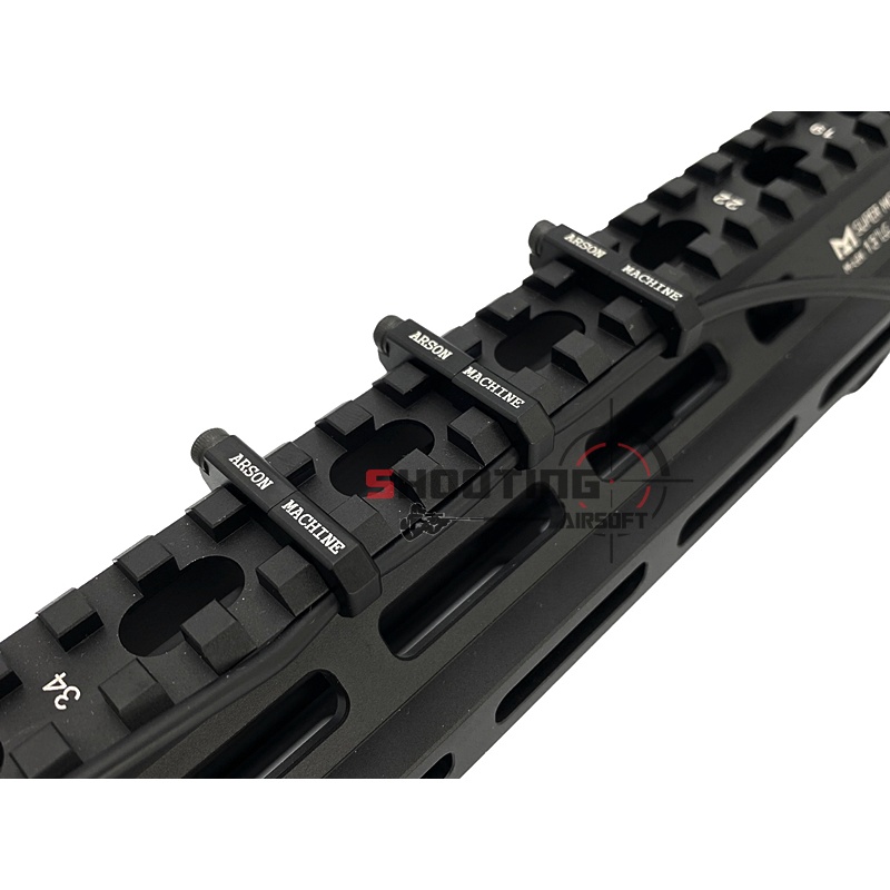 ตัวจัดเก็บสายไฟสวิทช์หางหนู Picatinny Wire Guide System สำหรับราง Picatinny