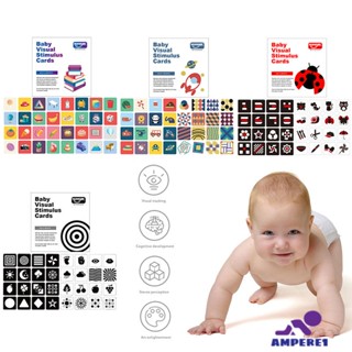 Montessori Baby Toys Black White Flash Cards High Contrast Visual Stimulation Learning Activity Flashcards Baby Gifts -AME1