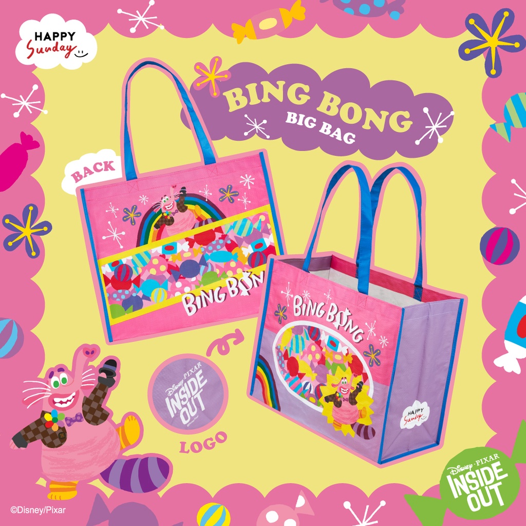 BING BONG Big Bag | กระเป๋าช้อปปิ้งลาย Inside Out