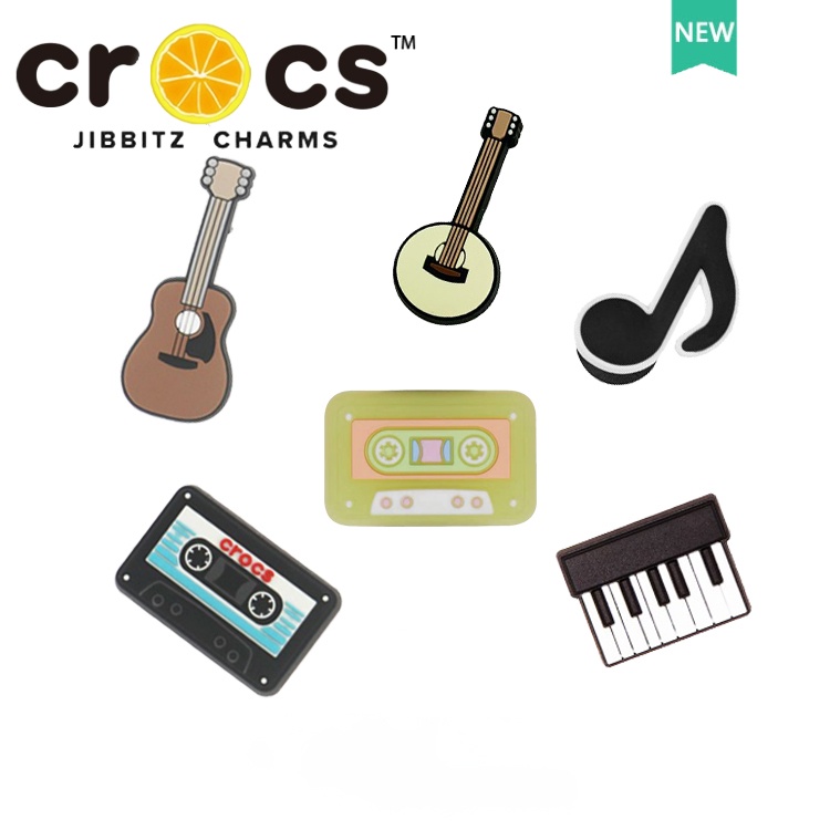 JIBBITZ cross charms ตัวติดรองเท้า MusicSeries ตัวติดรองเท้า cross