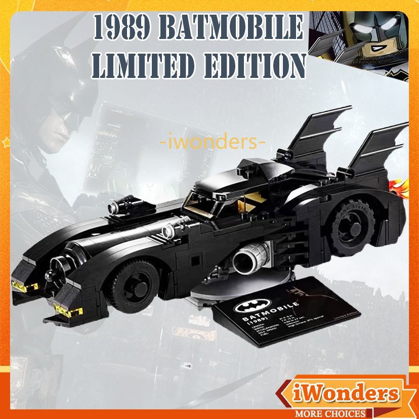 Block Toys 329 บาท Batman Limited Edition 1989 ของเล่น Batmobile คลาสสิก 40433 Building Building Blocks High Tech Car Gifts Mom & Baby
