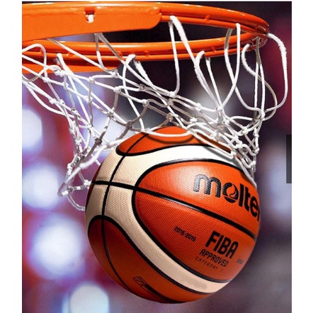 Molten GG7X Leather Basketball Ball Size 7 - ฟรีเข ็ มปั ๊ ม + ถุงตาข ่ าย
