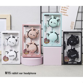 ของแท้👍🏻NEW OUKU M15 หูฟังการ์ตูน หูฟังลายการ์ตูนน่ารัก หูฟังเสียงดี หูฟัง Small talk หูฟังเสียงดี