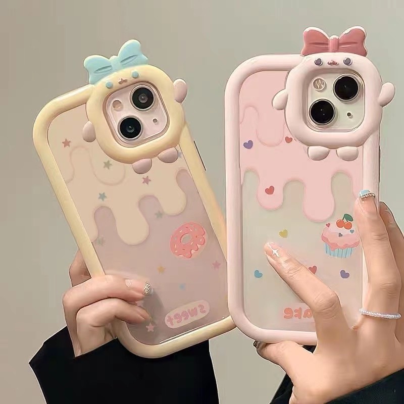 พร้อมส่ง เคสกล้องลูกเจี๊ยบคัพเค้ก สําหรับรุ่น 7p/i8p.11.12/12pro.12pro max.13/14.13pro.13pro max.14m