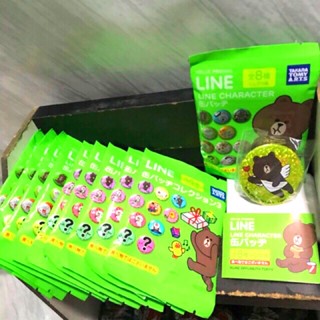 เข็มกลัด Line ยกเซ็ต 9 ซองลุ้นลายเอง (งานตู้ญี่ปุ่น)