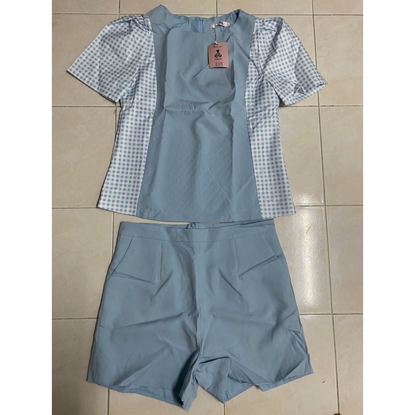 ชุดเซ็ท Size 2XLสีฟ้า