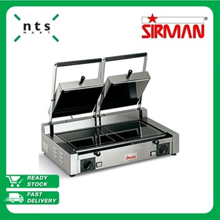 SIRMAN เตาปิ้งย่างหน้าสัมผัส เตาปิ้งไฟฟ้า เตาไฟฟ้า 2หัวเตา CERAMIC GLASS SANDWICH GRILL SIR1-PDVT LL-LL