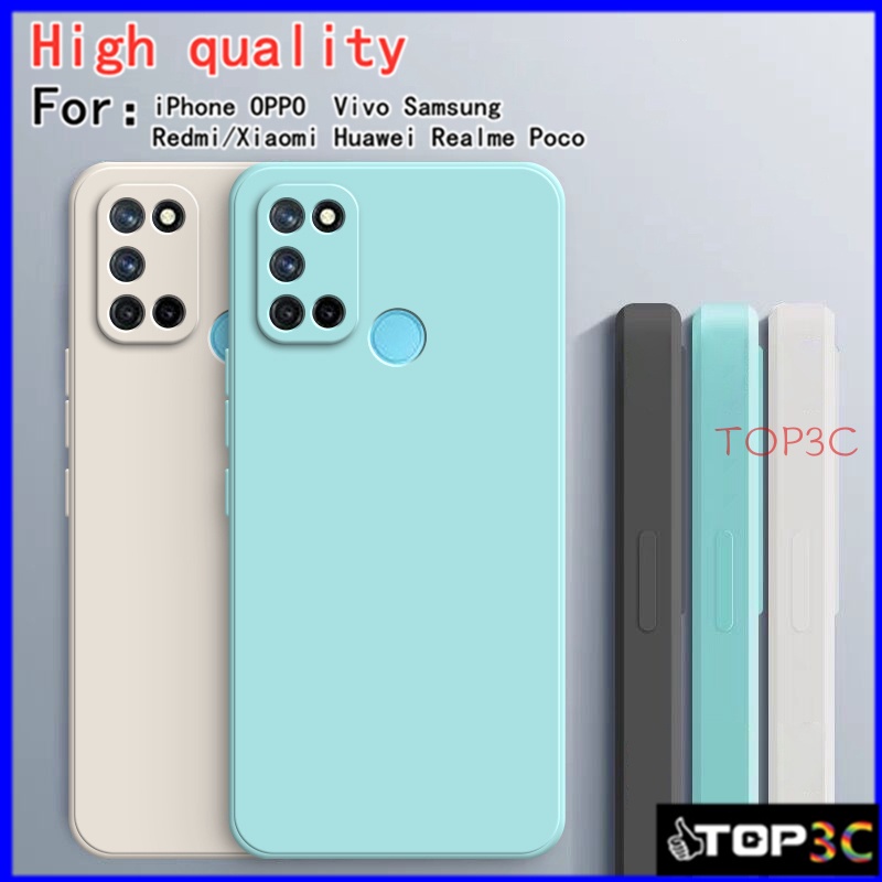 เคส Realme C17 7i C15 C12 C11 C20 C11 2021 C21 C21Y C25Y Realme c30s C30 เคสโทรศัพท์มือถือ สีพื้น สําหรับ YT ราคาถูก Shopee Lazada