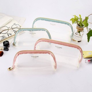 BeeTree Bags// Creative Trending Popular Waterproof Transparent TPU Rainbow Handheld Storage Cosmetic Bag Modern Portable Travel Gel Bag Cosmetic Bag fcOX