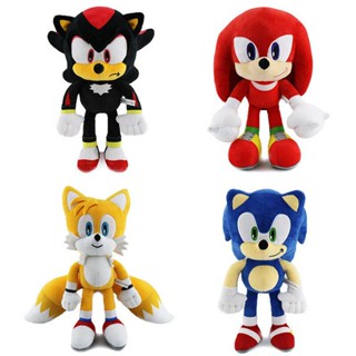 30cm New Arrival PP Cotton Sonic Plush Toys Cute Action Figure Shadow the Hedgehog Plush Toy for Xmas Kid Gift