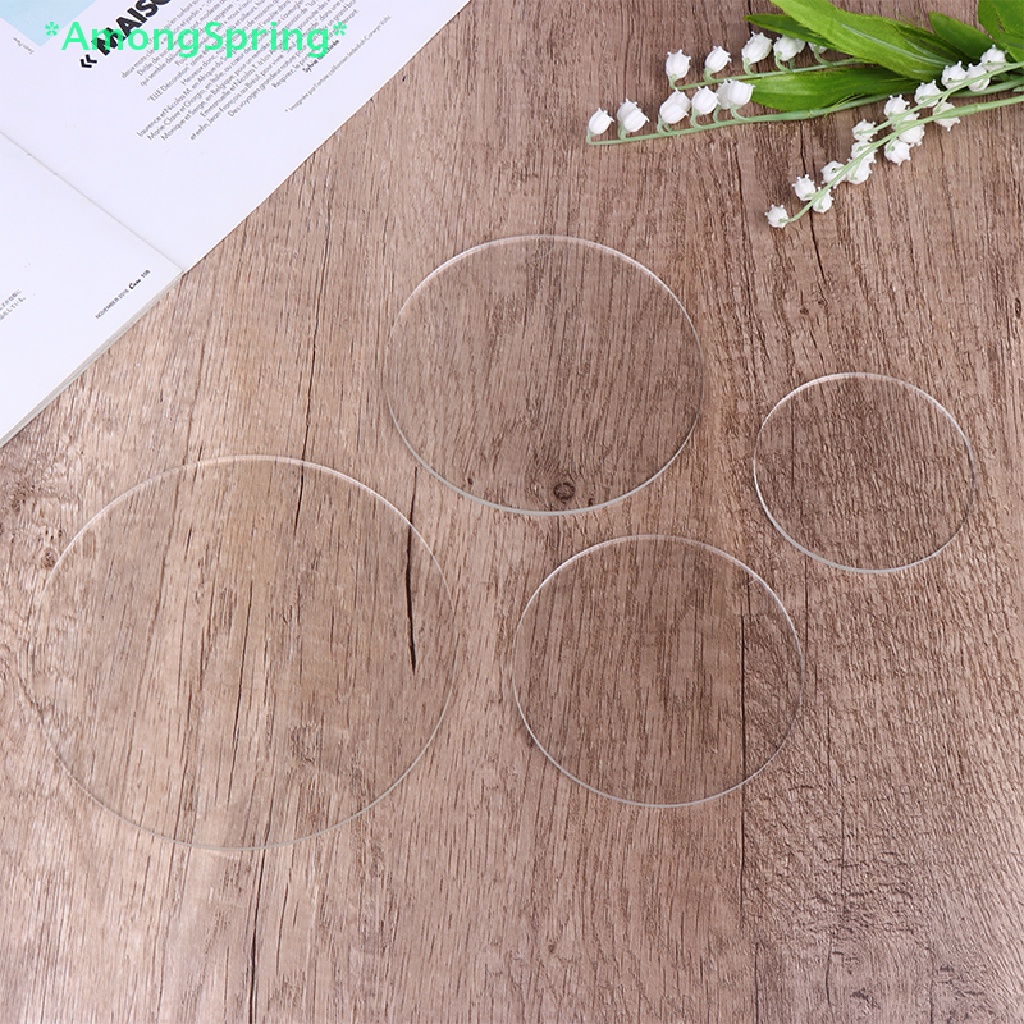 Amongspring> ฐานแม่พิมพ์อะคริลิคใส ทรงกลม สําหรับตุ๊กตา