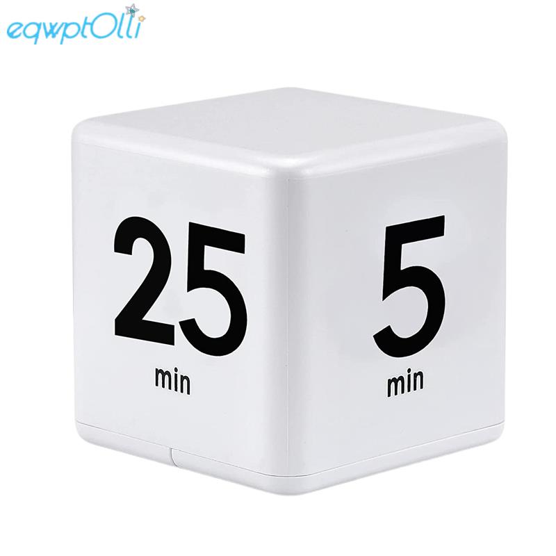 Cube Timer Kitchen Timer Time Management Timer Gravity Sensor Flip สําหรับการจัดการเวลาและนับถอยหลัง