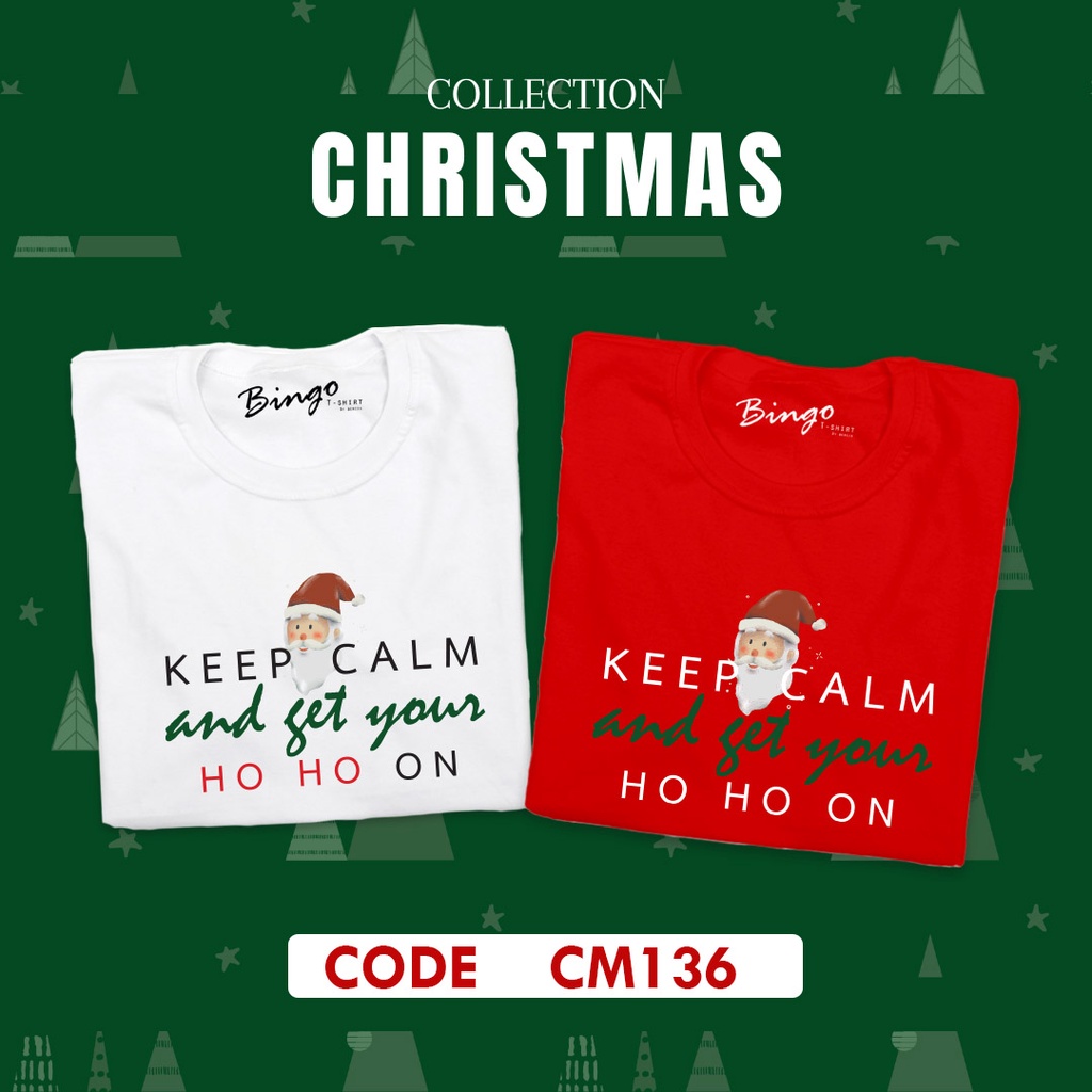 เสื้อยืดลาย Christmas พร้อมส่ง