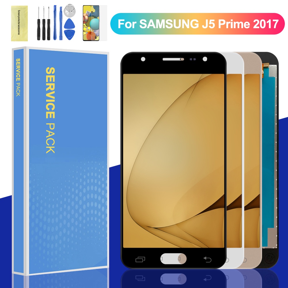 สําหรับ SAMSUNG GALAXY J5 Prime 2017 LCD G570F G571F G571 Touch Screen Digitizer Assembly