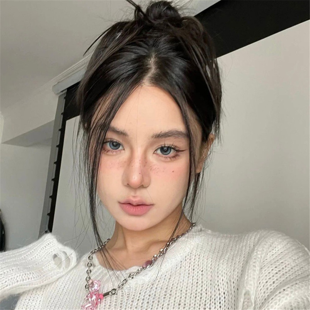 4 สี เครื่องเทศ เด็กผู้หญิง วิกผมฟู อเนกประสงค์ มีทบอล วิกผม ที่คาดผมบุคลิกภาพ ขี้เกียจ ดัดผม ปุย เป็นธรรมชาติ เครื่องมือดัดผม