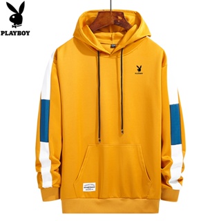 PLAYBOY Hooded Sweater Mens New Casual Long-sleeved Bottoming Shirt