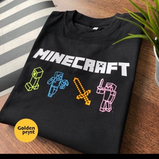 เสื้อยืด Minecraft ROBLOX DISTRO TSHIRT CARTOON ผู้ใหญ่