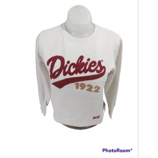 เสื้อสเวตเตอร์คอกลมแบรนด์ DICKIES Size XL(Youth) S(Womens) มือ2