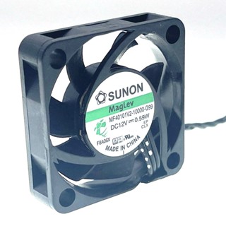 MF40101V2-10000-G99 New 2pcs Sunon 4010 40mm 4cm Mute 12V Cooling Fan Maglev Bearing 40X40X10mm 0.59W 3Pin Tach