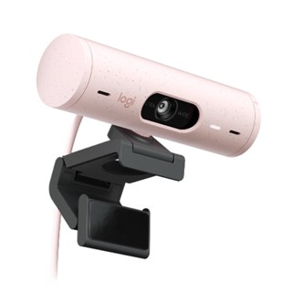 Webcam Logitech Brio 500 Full HD 1080p สีชมพู