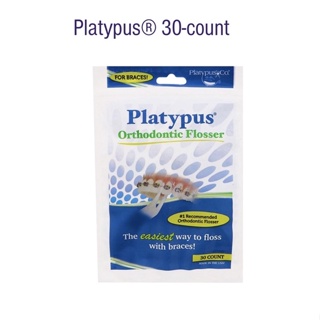 ตัวนำไหม platypus flosser ไหมจัดฟัน ด้ามไหมคนจัดฟัน ทำความสะอาดซอกฟัน ทั้งแบบ original brand และ รุ่นซองการ์ตูน