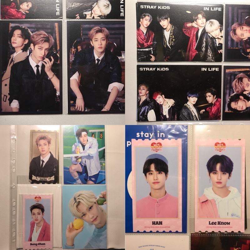 Stray Kids โปสการ์ด Photo Ticker สติกเกอร์ Maniac Fanmeet SKZ-X Skzoo Chocolate Factory Bangchan Ban