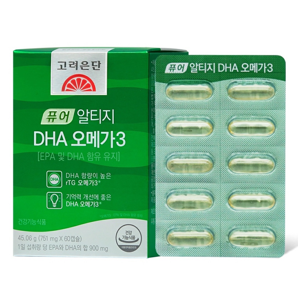 [Korea University] Pure Alttage DHA Omega 3 (60 tablets)